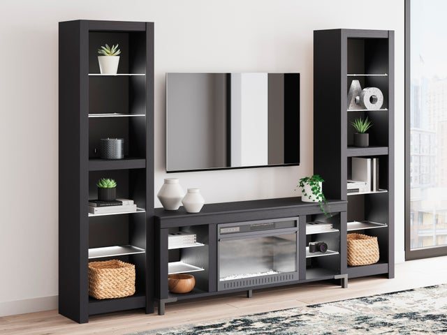 W2721 - TV Stand w/ Fireplace (LED Lights)