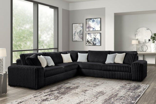 MARSHMALLOW Black OVERSIZED Sectional **NEW ARRIVAL**