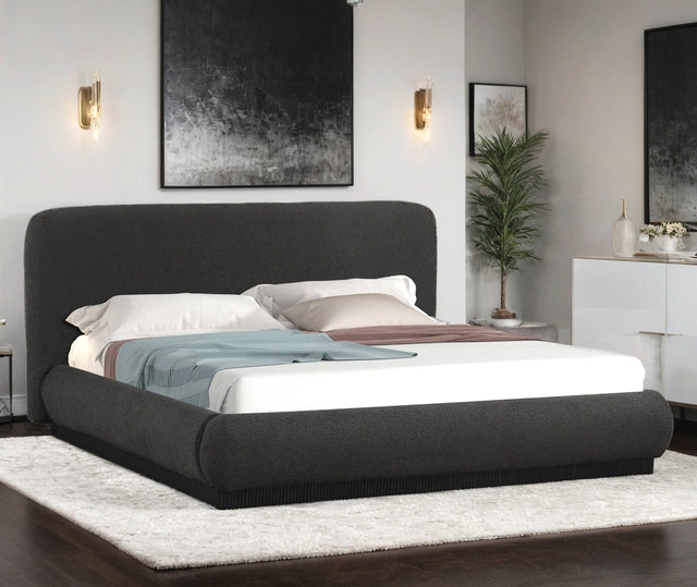 Annie Black Platform Bed - Queen, King