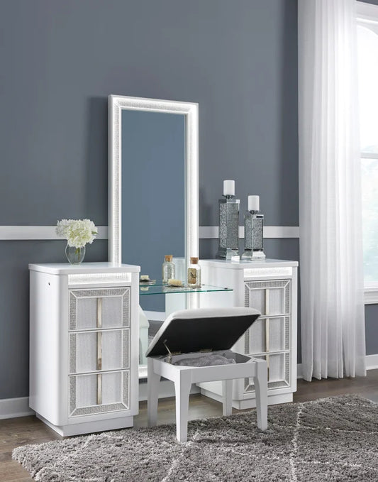 B822 - Vanity w/Stool (LED Lights) **ON SALE**