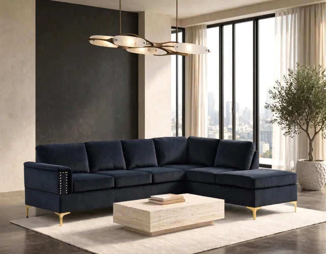 Vogue2 Black Sectional