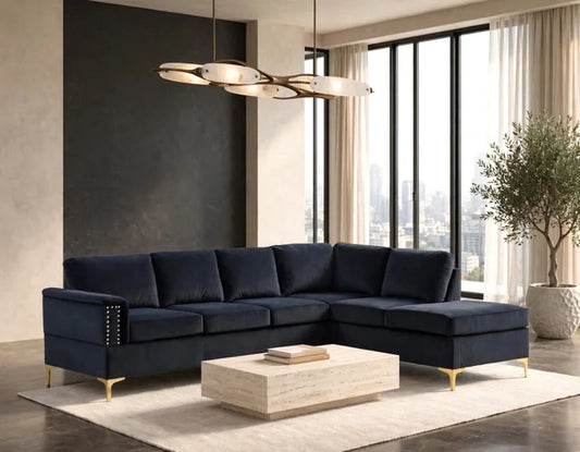 Vogue2 Black Sectional