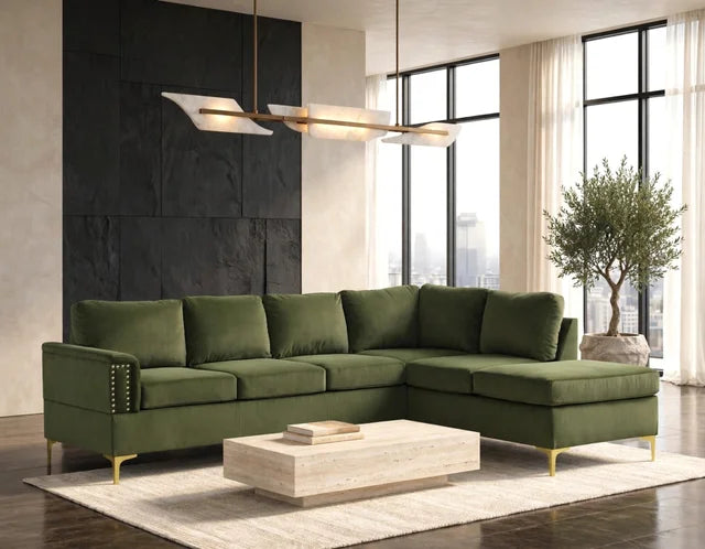 Vogue2 Olive Sectional
