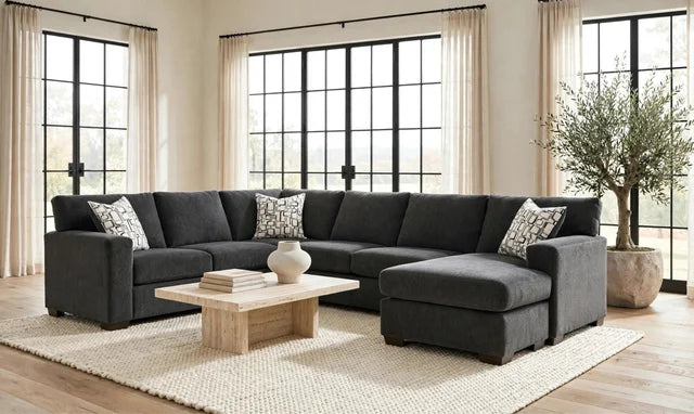 106 Charcoal Sectional