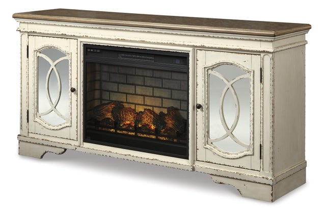 W743-68 - TV Stand w/Fireplace 74"L **NEW ARRIVAL**