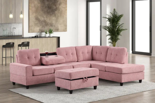 46Heights Reversible Sectional + Ottoman