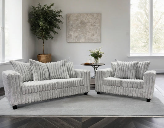 510 Gray - Sofa & Loveseat Set