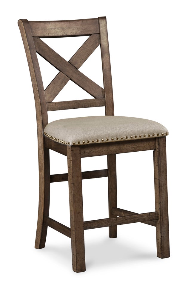 D631 - Counter Height Table + 6 Chairs Set