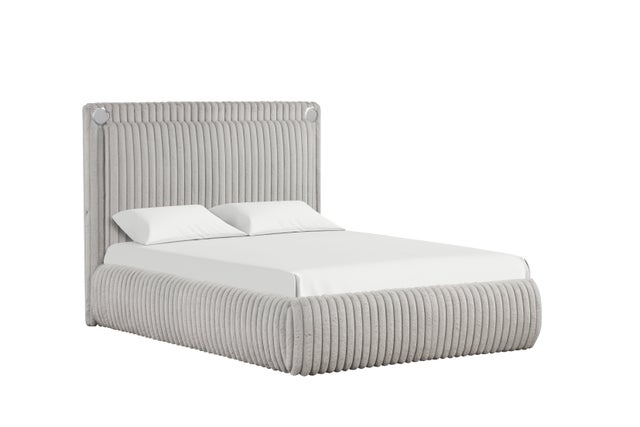 Diana Gray Platform Bed - Queen