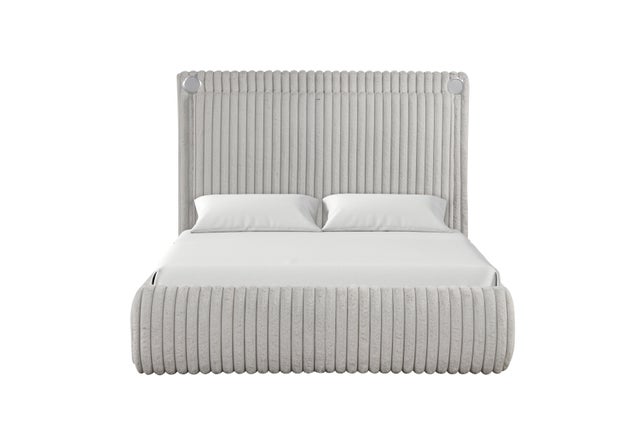 Diana Gray Platform Bed - Queen **NEW ARRIVAL**