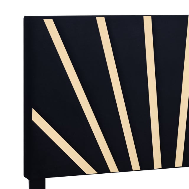 Nico Black Platform - Queen, King Bed