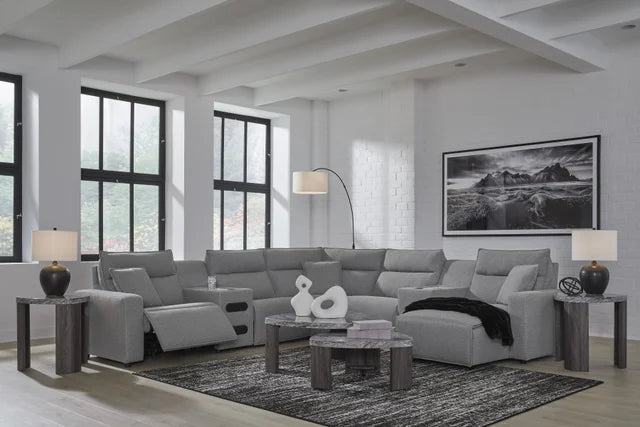 Ashley 659-06 - 7pc Power Recliner Sectional (STEREO SOUND SYSTEM) **NEW ARRIVAL**