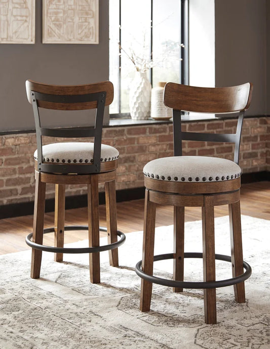 D546-424 - 24" COUNTERHEIGHT Swivel Barstool