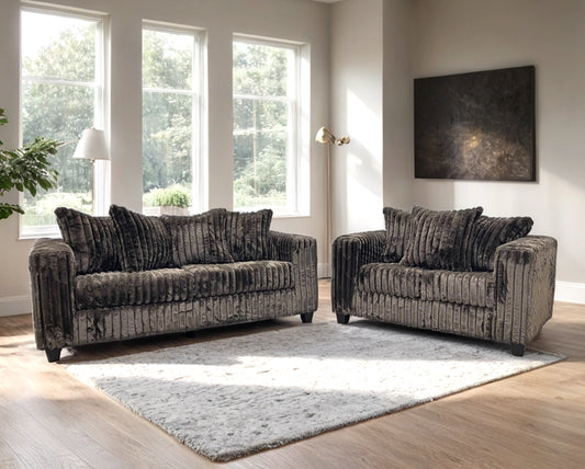 510 Chocolate - Sofa & Loveseat Set **NEW ARRIVAL**