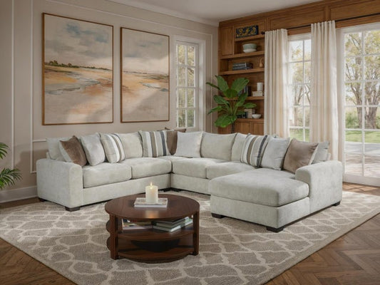 Behold 3030 Pebble OVERSIZED Sectional **NEW ARRIVAL**