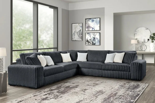 MARSHMALLOW Charcoal OVERSIZED Sectional **NEW ARRIVAL**
