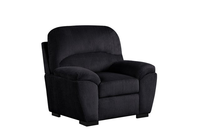 Tiffany10 Black - 2PC or 3PC Living Room Set