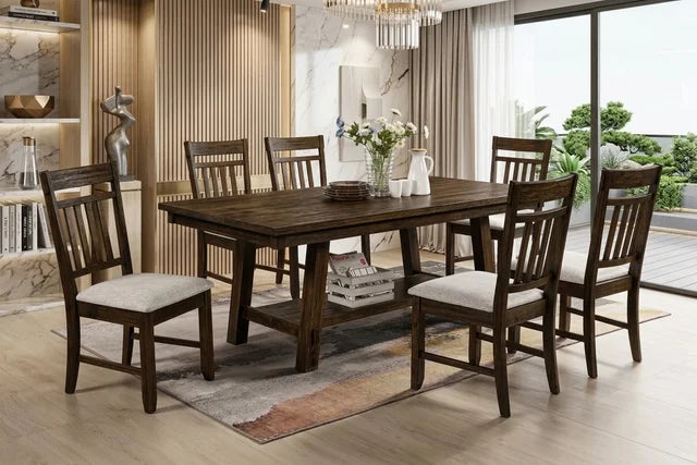 D360 - Dining Table & 6 Chairs Set