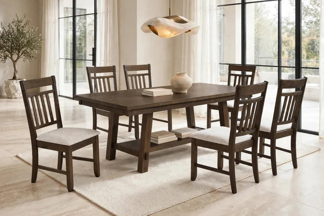 D360 - Dining Table & 6 Chairs Set