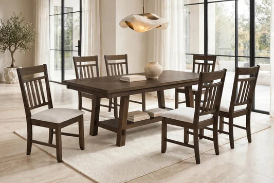 D360 - Dining Table & 6 Chairs Set