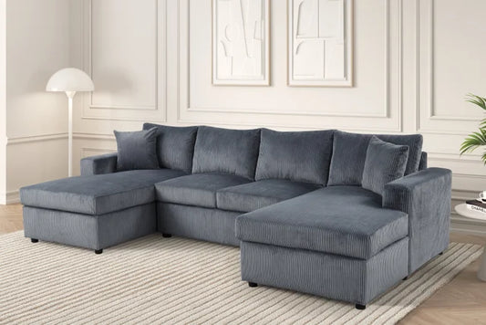 Terasa - Gray Double Chaise Sectional **NEW ARRIVAL**