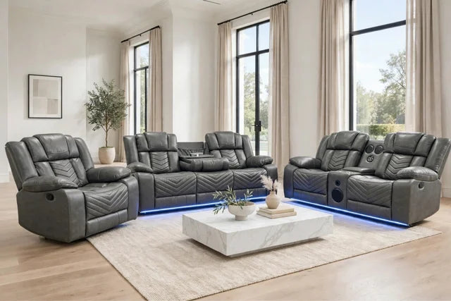 Ace Gray - 3PC Reclining Set