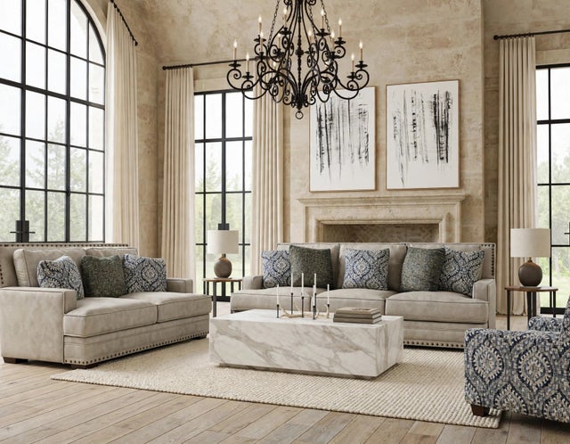 Corinthian 3400 - 2PC OVERSIZED Sofa & Loveseat