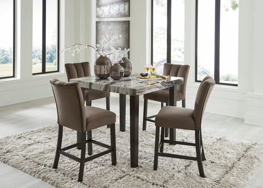 Ashley D581-13 Pub Table & 4 Chairs Set