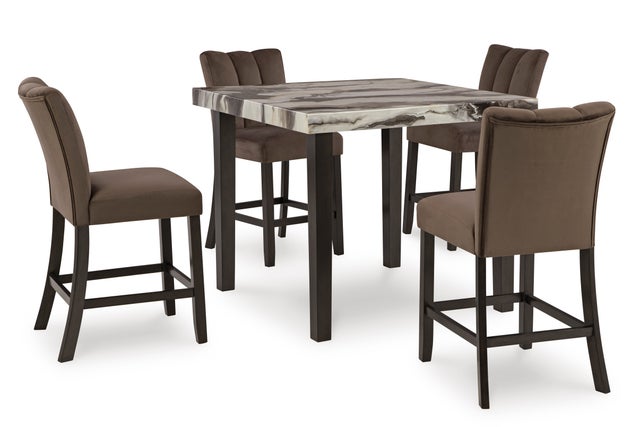 Ashley D581-13 Pub Table & 4 Chairs Set