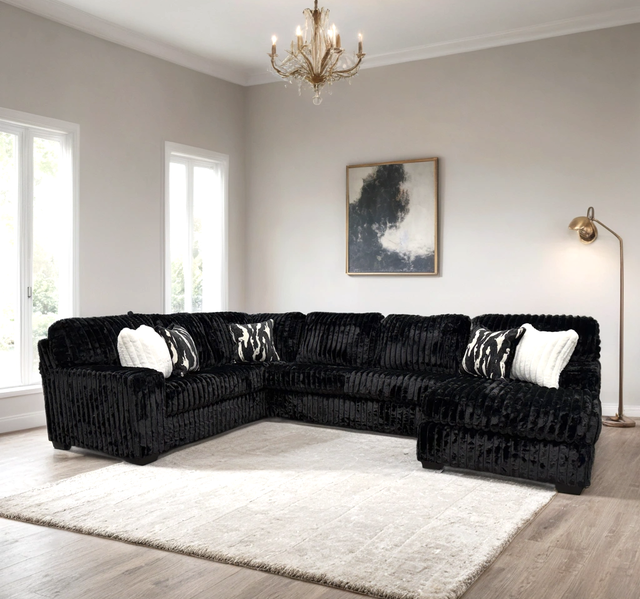 9800 - Sectional (Black) **NEW ARRIVAL**