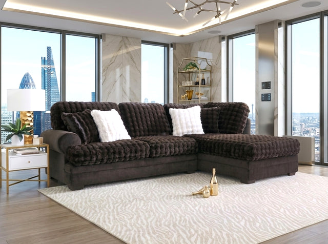 700 Kama Espresso Sectional  **ON SALE**