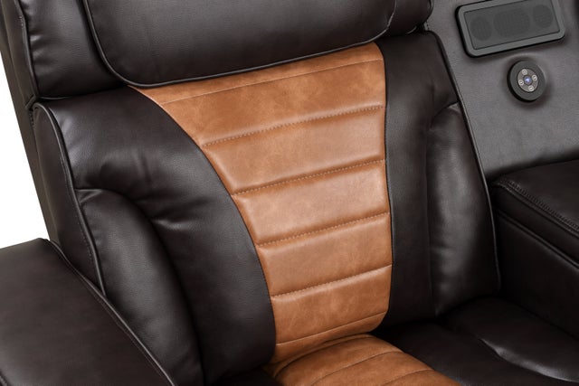 IBIZA POWER/POWER Brown Reclining Sectional