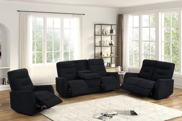 Nina Black - 3PC Power Reclining Set **NEW ARRIVAL**