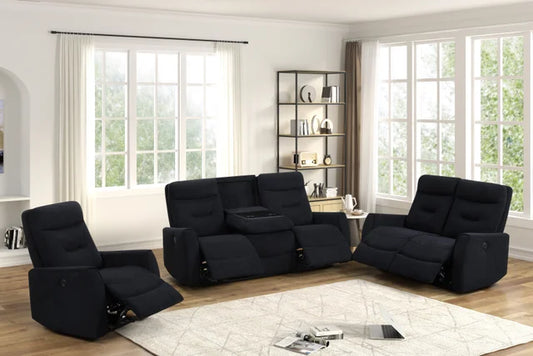 Nina Black - 3PC Power Reclining Set **NEW ARRIVAL**