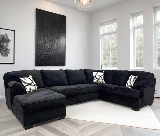 BRENTWOOD BLACK SECTIONAL