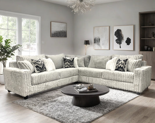 9600 Gray - Oversized Sectional