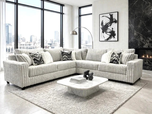 9600 Gray - Oversized Sectional