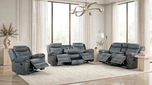 Andres Grey - 3pc Reclining Living Room Set **ON SALE**
