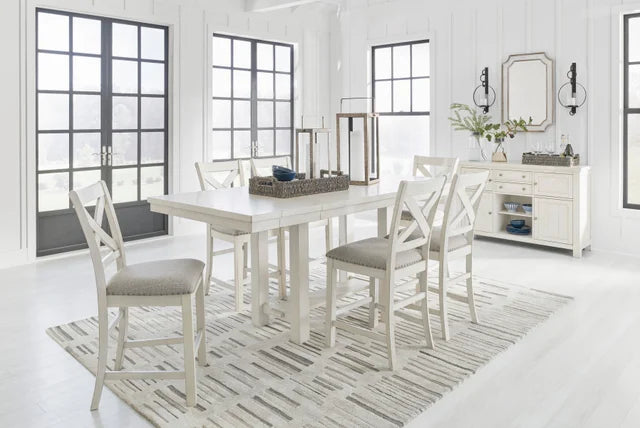 Ashley D642 Table & 6 Chairs Set