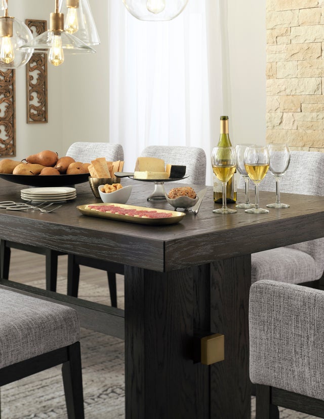 Ashley D984 - Table & 6 Chairs Set