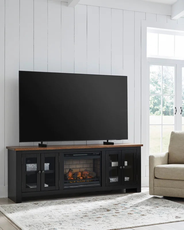W664-68 - TV Stand w/Fireplace 75" L