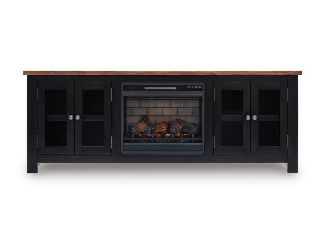 W664-68 - TV Stand w/Fireplace 75" L
