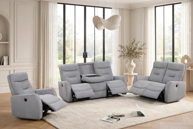 Nina Gray - 3PC Power Reclining Set