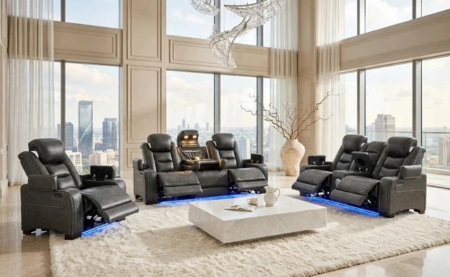 Tesla 3PC Power Reclining Set