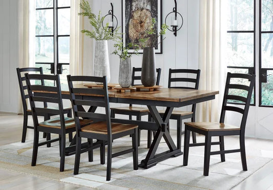 Ashley D634 - 7pc Dining Set