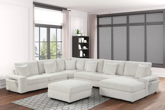 Bazooka Beige 7PC Sectional