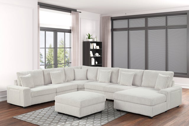 Bazooka Beige 7PC Sectional