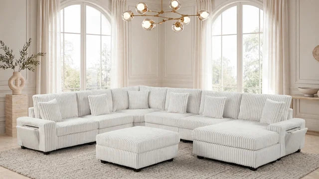 Bazooka Beige 7PC Sectional