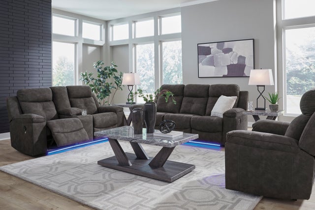 Ashley 636-05 - 2pc or 3pc Reclining Set (Multi-Color LED Lights)