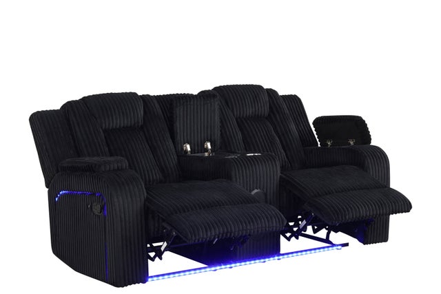 Hulk10 Black - 3PC Reclining Set